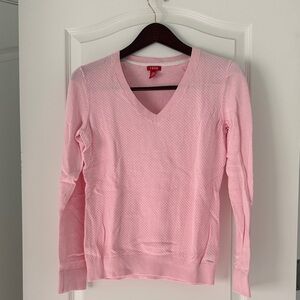 Izod Pink V-Neck Sweater